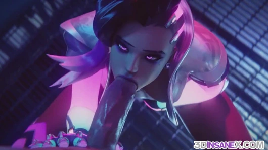 Sıcak overwatch babes emme ve alma yarak