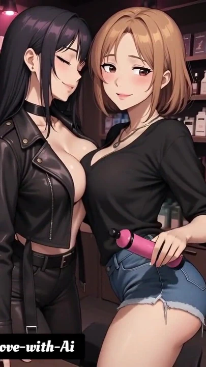 Hentai 2026! Göğüslerinden damlayan dondurmalarını emmeyi seviyorlar | Klip 3