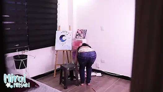 Buttcrack, malen und putzen, meine kunstecke