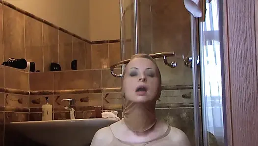 Naylon sikiş ve işeme