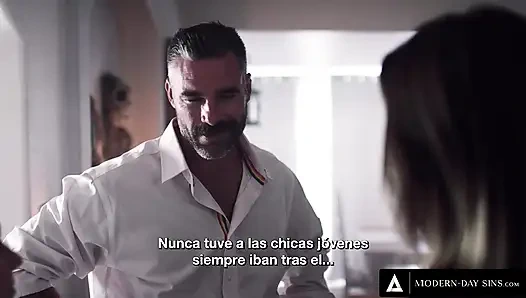 MODERN-DAY SINS - Naughty Anny Aurora Sneaks Off To Bang Her BFF's Stepdad SPANISH SUBTITLES