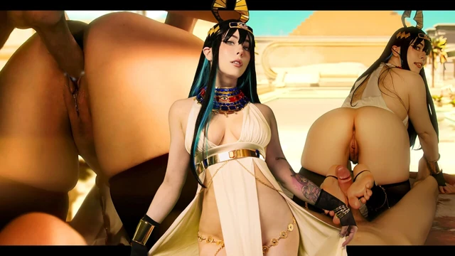 Çöl tanrıçası erotik ayinde gezgine giriş yapıyor - mollyredwolf