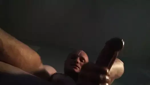 Slow Jerk Leads to Big Cumshot