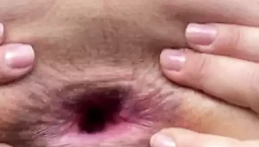 Plastik beyzbol sopası kullanarak anal esneme