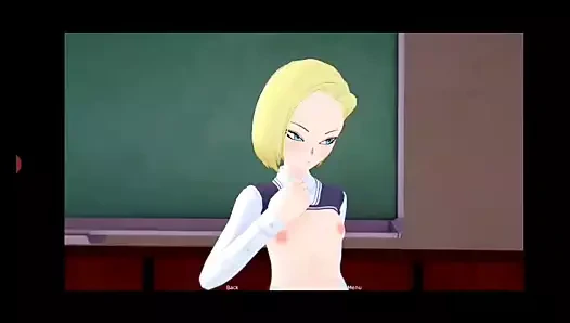 Ejderha topu kız android 18 ile şirin eğlence