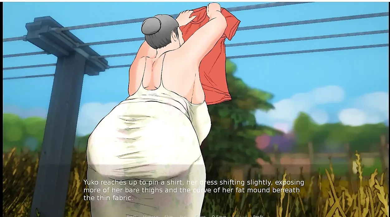 Plowed - gameplay - roleplay - yuko fucks infront of her neighbour