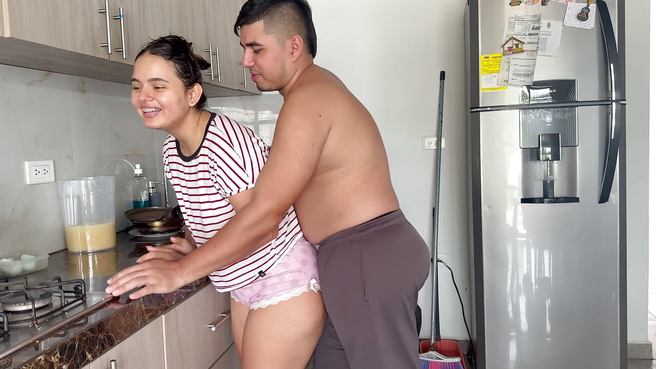 My stepmom tricked me into cumming in her