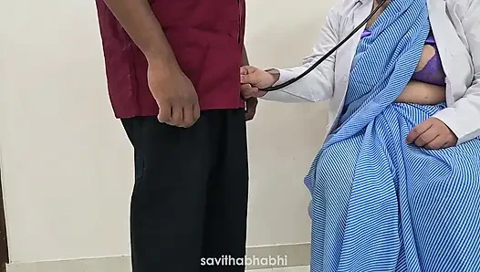 Indian doctor checking patient dick