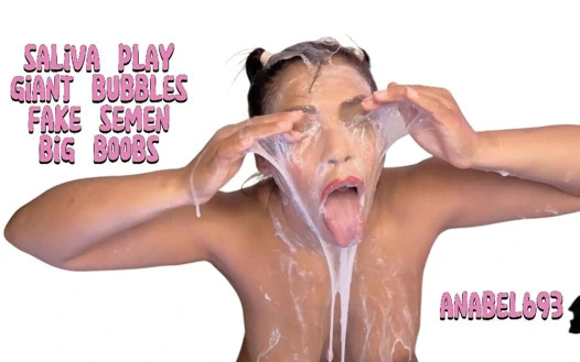 Kalın tükürüğümle oynayan derin boğaz