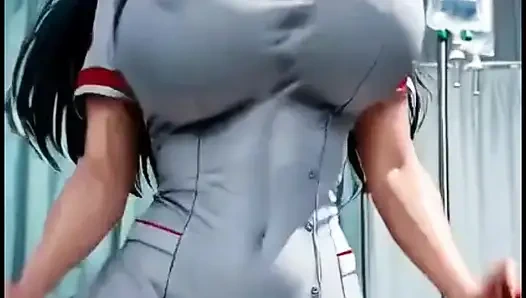 Ateşli hemşire dansı (ai animasyonu)