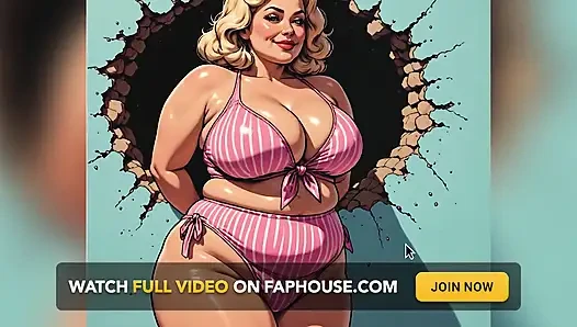Tombul bikini güzelleri sanatı