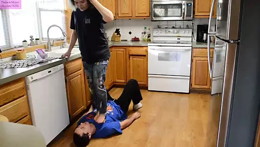 Tsm - kip zıplıyor ve üzerimde eziliyor