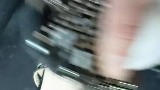 Ayakkabı sikme siyah küçük peep toe sandalet
