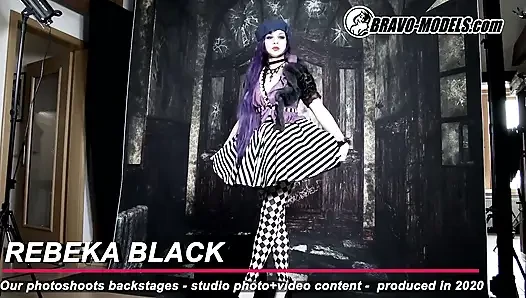 386-sahne arkası fotoğraf çekimi Rebeka Black - yetişkin