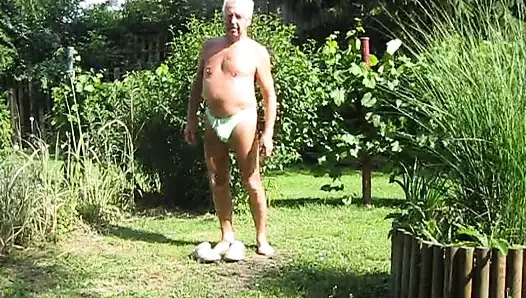 Fritz jerks and squirts for Mistress Melanie