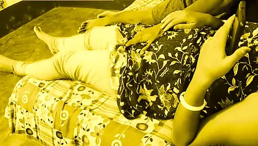 Cute Milf Desi Bhabi Seduced By Big Dick Devar in her bed room.
