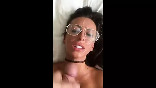 amatör boşalmak üzerinde gözlük