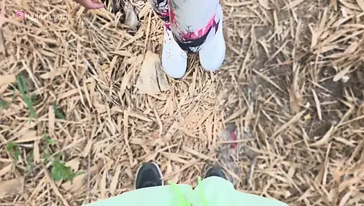 I met her in the mountains and out of nowhere we ended up having sex in my car