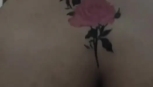 Sahte dövmeli Hintli evli kadın ateşli anne