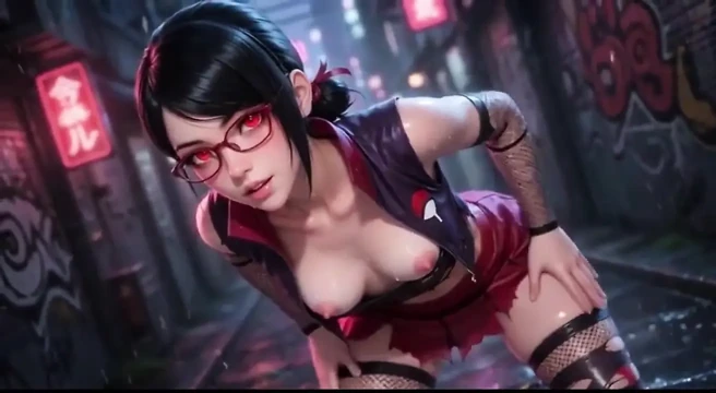 Ai Uchiha Girl Wet Glossy Body Tease Explicit Compilation
