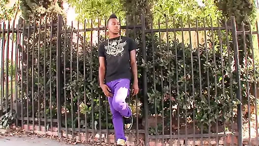 İki zenci aygır için hepsi siyah seks yapıyor