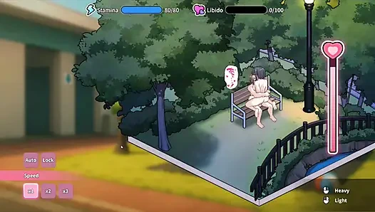Hentai oyunu - büyük memeli polis kadınla seks - ahlaksız hamam