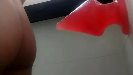 Aşırı fiş ile kıçımı genişletme