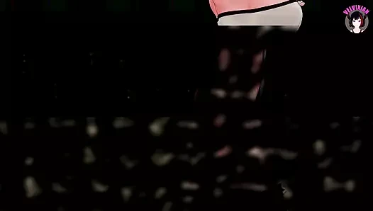 Seksi komutan - büyük memeler dans ediyor (3 boyutlu hentai)