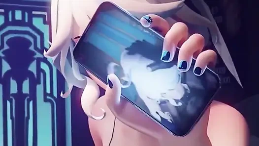 Furina Genshin darbe derlemesi 3 boyutlu hentai dragk animasyonu aether neuvillette