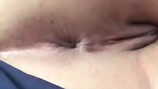 Piscando o cuzinho pra mim