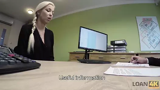 kredi yöneticisi ofisinde Karol ilk porno döküm