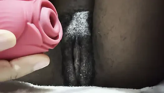 Zenci genç kız mastürbasyon yapmayı bırakamıyor
