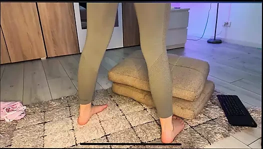 Anal fucking in doggy style close up