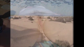 Maspalomas sahilinde eğlence