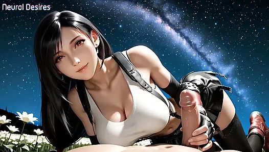 Tifa yıldızların altında cenneti buluyor (ai video)