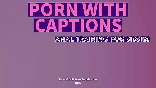 Kapalı altyazılı kadın kılıklı kadın kılıklı kadın için anal eğitim