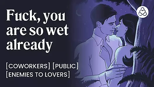 Patron çalışan tarafından sert sikiliyor - ofis düşmanları herkesin içinde takılıyor - asmr ses pornosu - erotik ses hikayesi