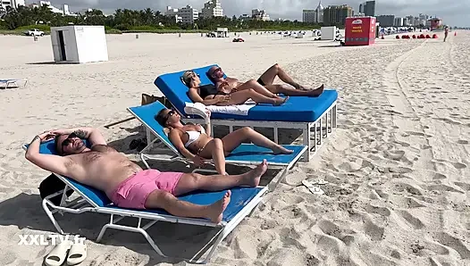 Miami'de lezbiyen baştan çıkarma