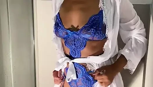 Üvey şerit kızdırmak ve yapay penis sikme