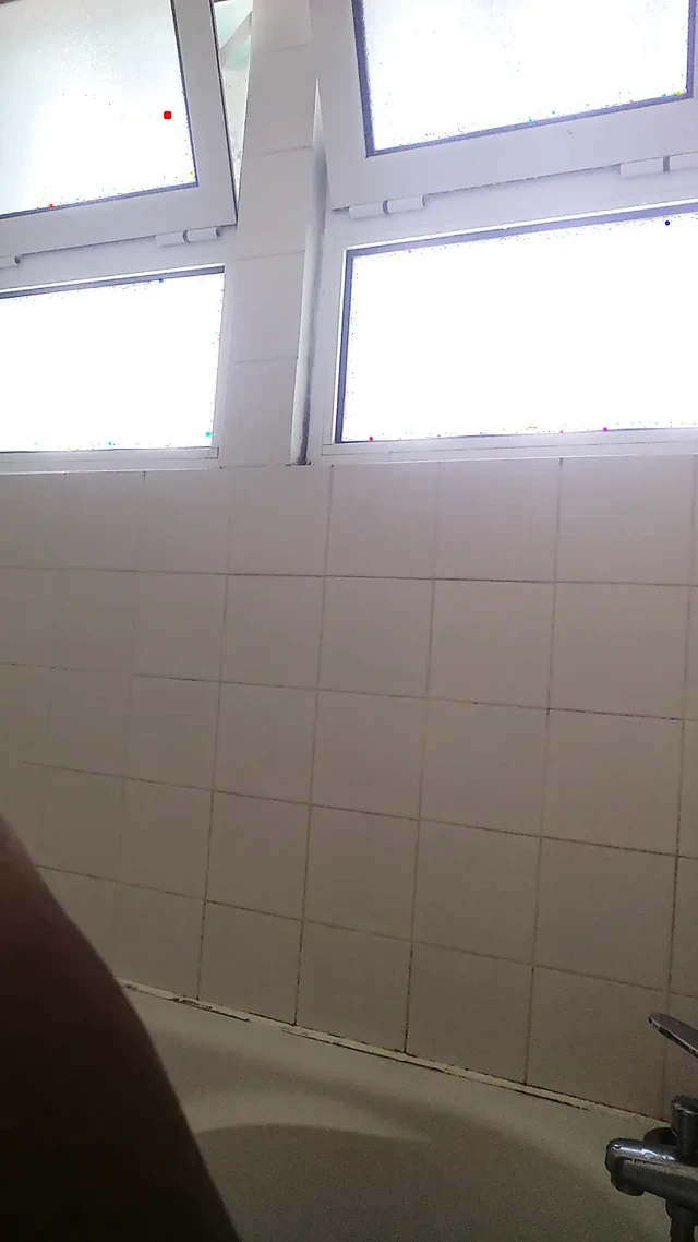 Plaja gidince duş aldım ve her şeyi filme aldım