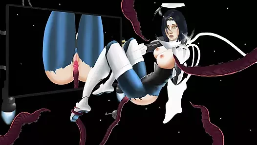 Faye uzayda bir canavarın şirketinin tadını çıkarıyor - kovboy bebop