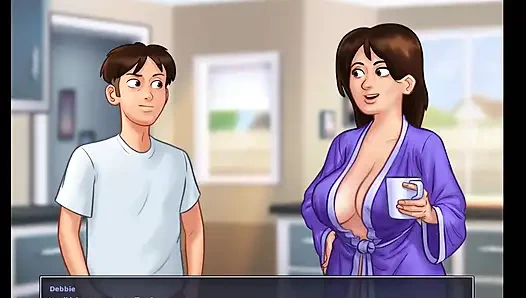 Yaz mevsimi efsanesi: ateşli orta yaşlı seksi kadın ve süt ep 57