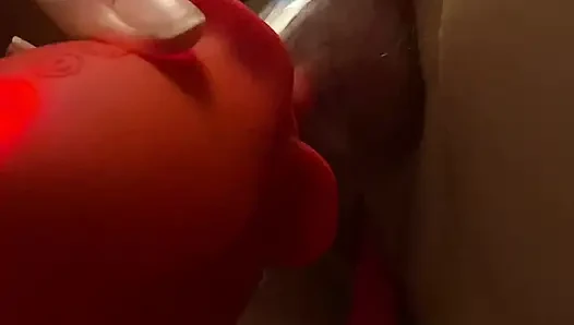 Fucking my wet pussy with two toys