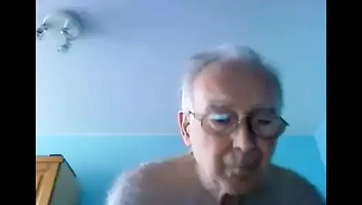 Webcam üzerinde büyükbaba gösterisi