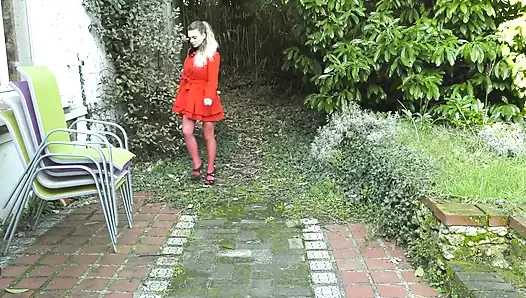 Sarışın hatun, büyük göğüsler, sulu amcık 6636