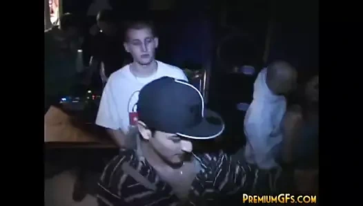 partiden sonra ortakları ile üstte hardcore lanet