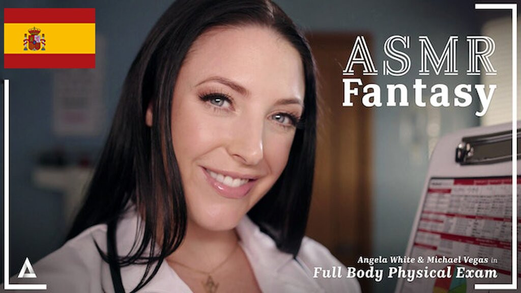 Asmr fantezi - milf doktor angela beyaz ile tam vücut fizik muayene! ispanyolca altyazılar - pov