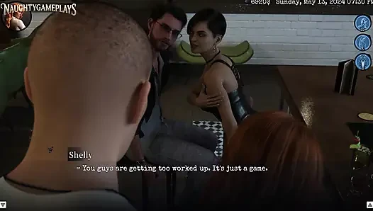 Ahlak Sınırları (bölüm 22) Roman Oyunları - Evli Kadın Başka Bir Adama Seksi Dans Ediyor