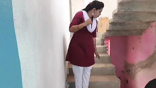 Desi indian college couple outdoor sex video