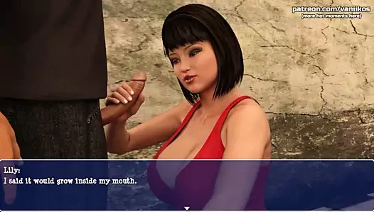 Lily of the Valley - iri göğüslü karısını aldatan sürtük orta yaşlı seksi kadın bir bahsi kaybetti ve şimdi yabancının büyük yarağını emiyor - #21